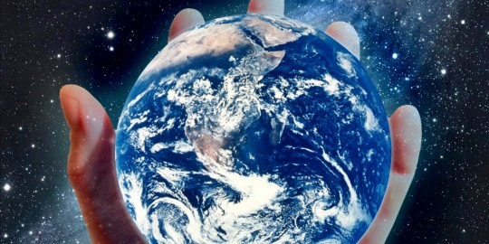 Earth in hand