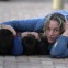 Israelis taking cover