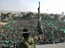 hamas rally
