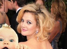 Drew Barrymore and her baby
