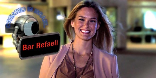 Bar Refaeli created in Israel
